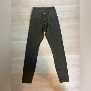 Olive green lulu leggings